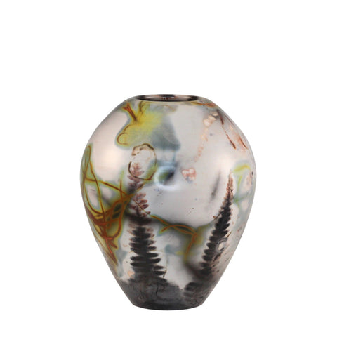 Saggar fired vase