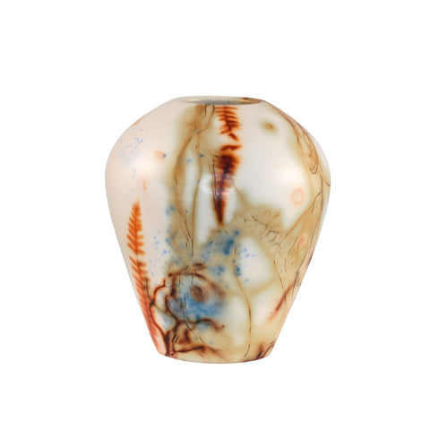 Saggar fired vase