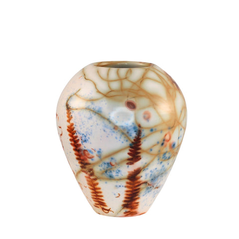 Saggar fired vase