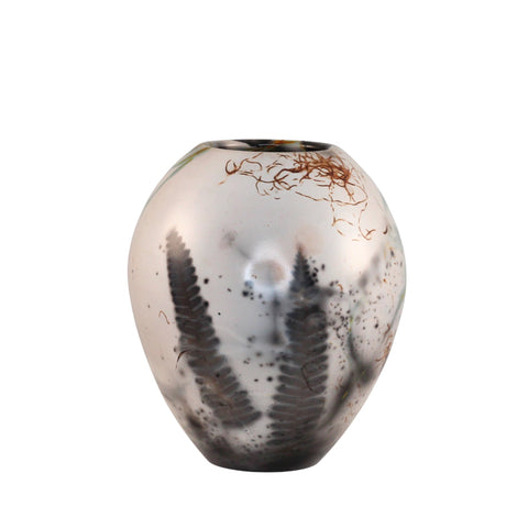 Saggar fired vase