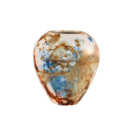 Saggar fired vase