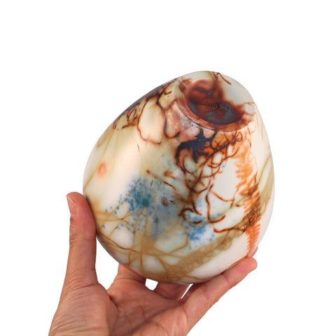 Saggar fired vase
