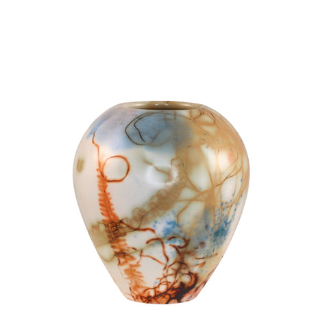 Saggar fired vase