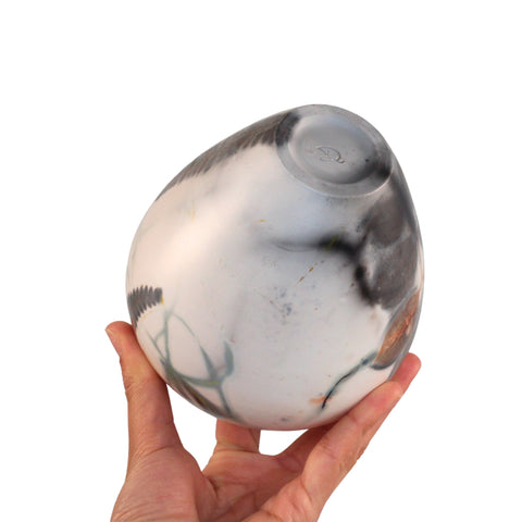 Saggar fired vase