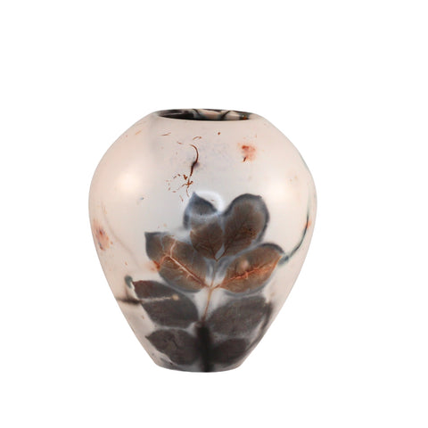 Saggar fired vase