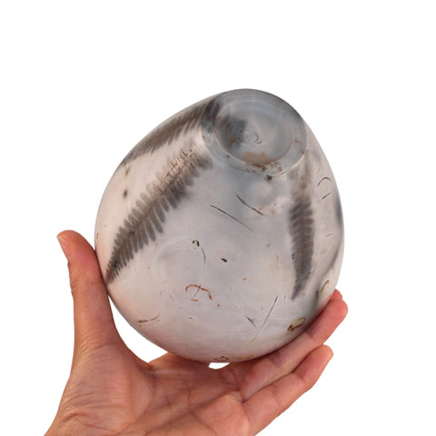 Saggar fired vase