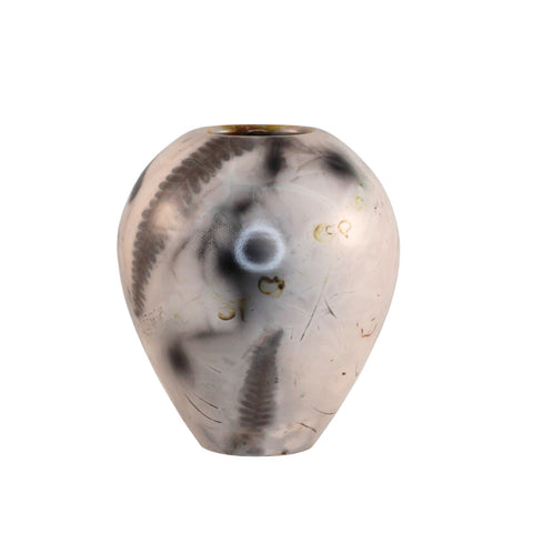 Saggar fired vase