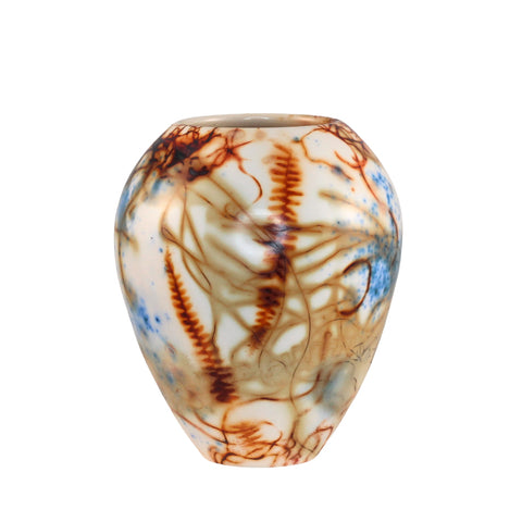 Saggar fired vase