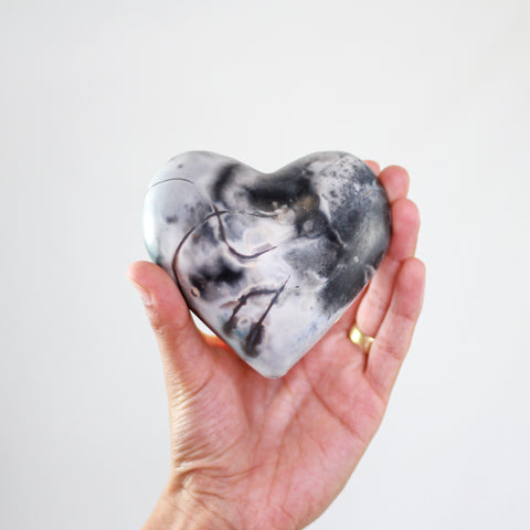 Heart L Saggar Fired