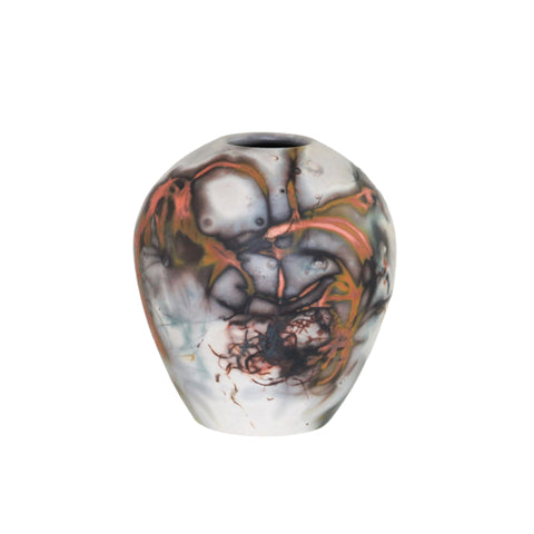 Saggar fired vase