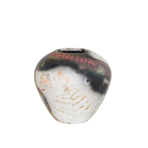 Saggar fired vase