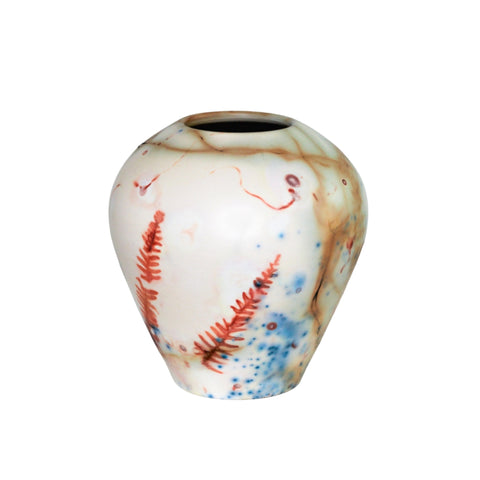 Saggar fired vase