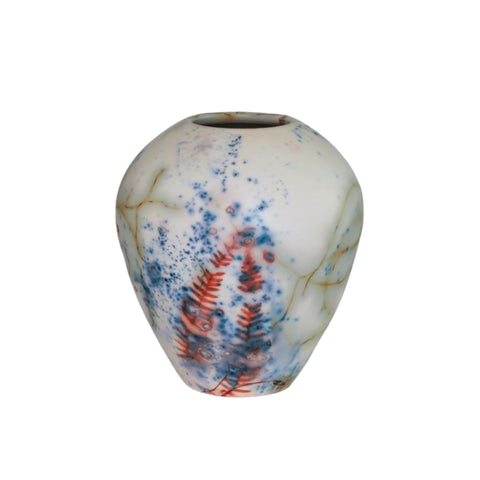 Saggar fired vase