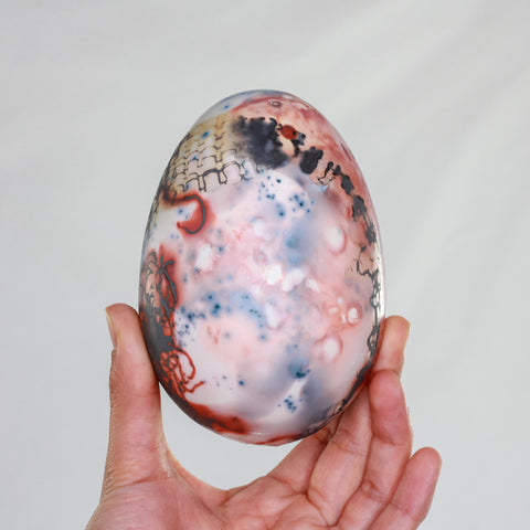 Egg L Saggar Fired
