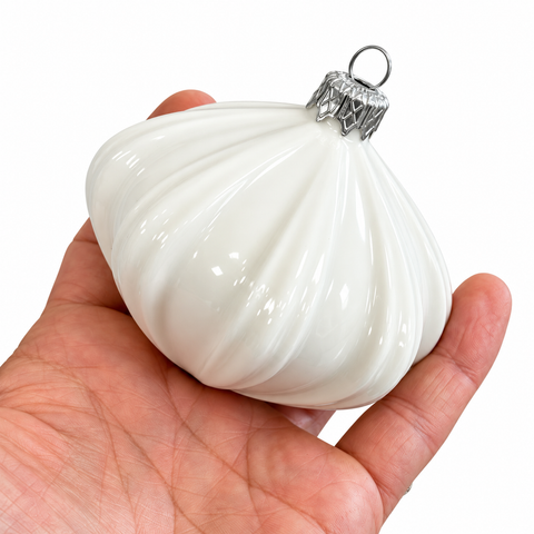 Porcelain Christmas Bauble - Snowdrop