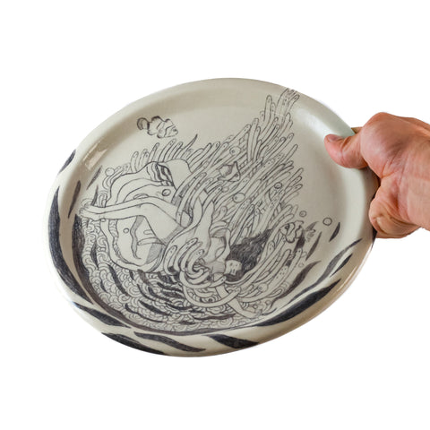 Plate with Paolo Savelli sketch