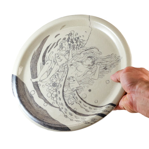 Plate with Paolo Savelli sketch