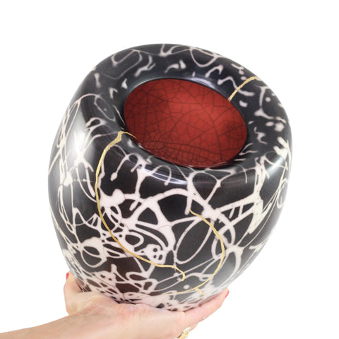 Naked Raku Vase