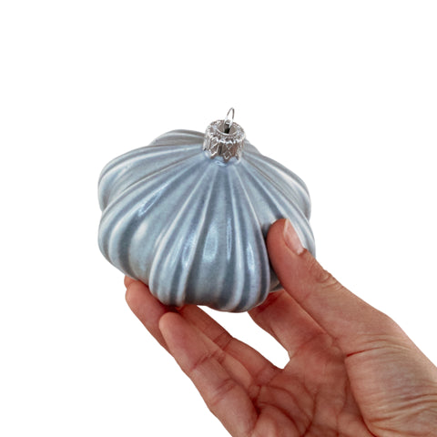 Porcelain Christmas Bauble - Smoky Moon