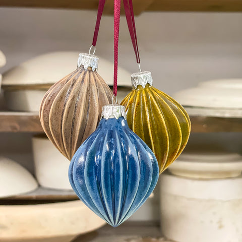 Porcelain Christmas Baubles