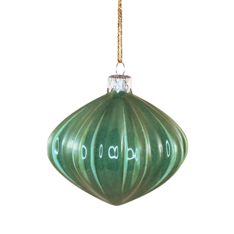 Porcelain Christmas Bauble - Herbal Glow