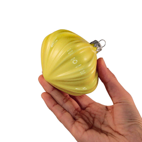 Porcelain Christmas Bauble - Molten Bark