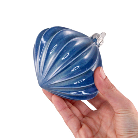 Porcelain Christmas Bauble - Moonlit Ocean