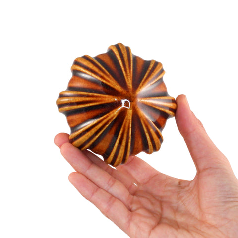 Porcelain Christmas Bauble - Molten Bark