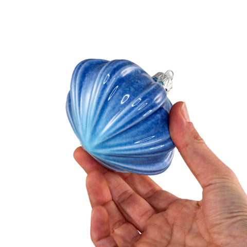 Porcelain Christmas Bauble - Arctic Depth