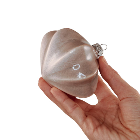 Porcelain Christmas Bauble - Ash Plum