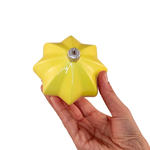 Porcelain Christmas Bauble - Saffron Glow