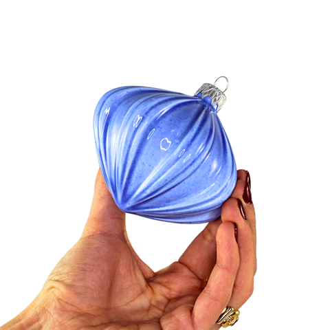 Porcelain Christmas Bauble - Snowflakes