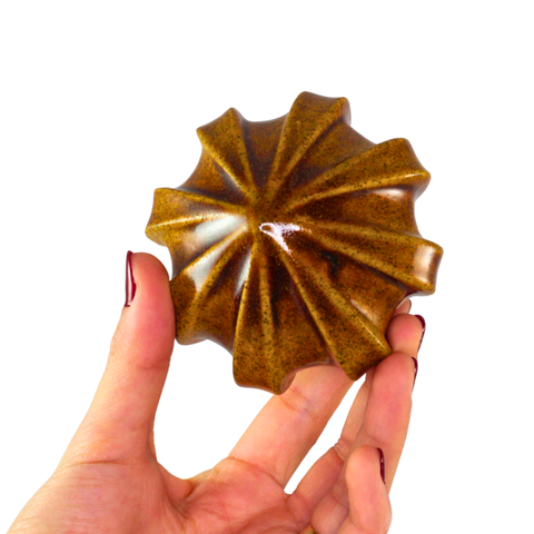 Porcelain Christmas Bauble - Caramel