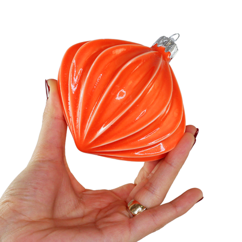 Porcelain Christmas Bauble - Tangerine