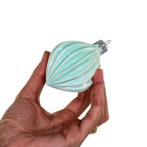 Porcelain Christmas Bauble - Ice Rink