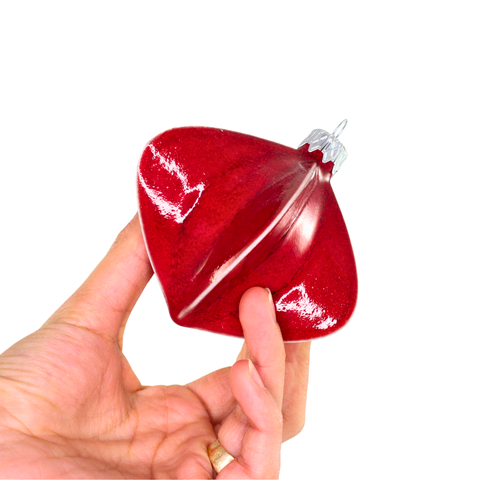 Porcelain Christmas Bauble - Rudolph