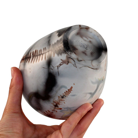 Saggar fired vase