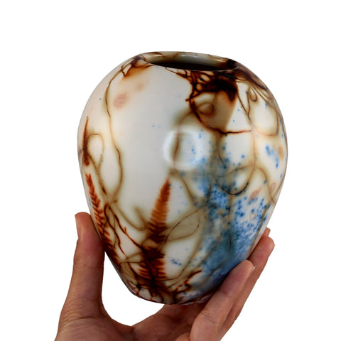Saggar fired vase