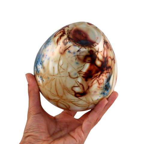 Saggar fired vase