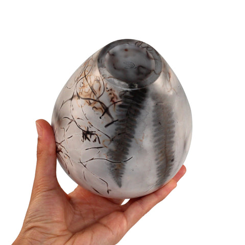 Saggar fired vase