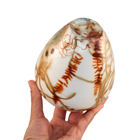 Saggar fired vase