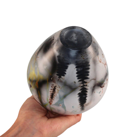 Saggar fired vase