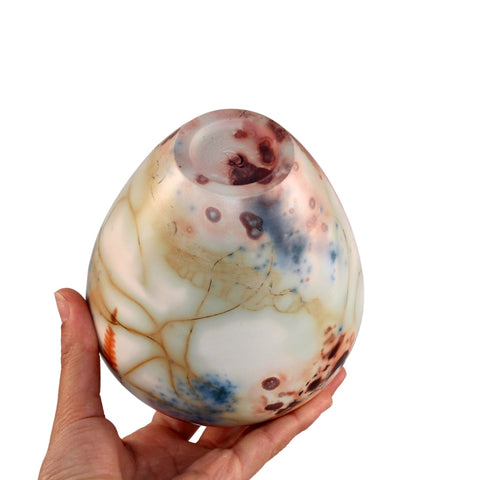 Saggar fired vase