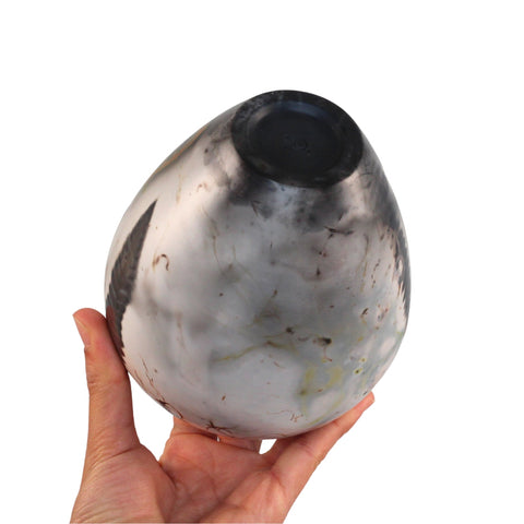 Saggar fired vase