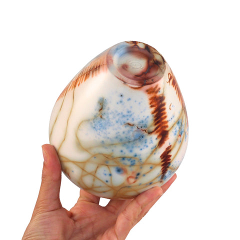 Saggar fired vase