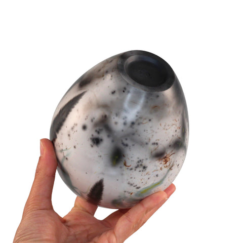 Saggar fired vase