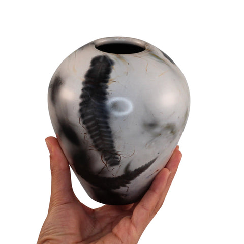 Saggar fired vase