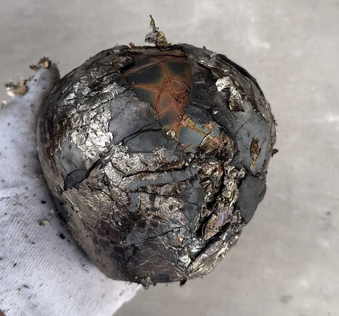 Unwrapped Saggar fired vase