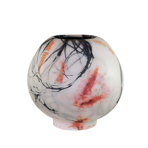 Saggar fired vase