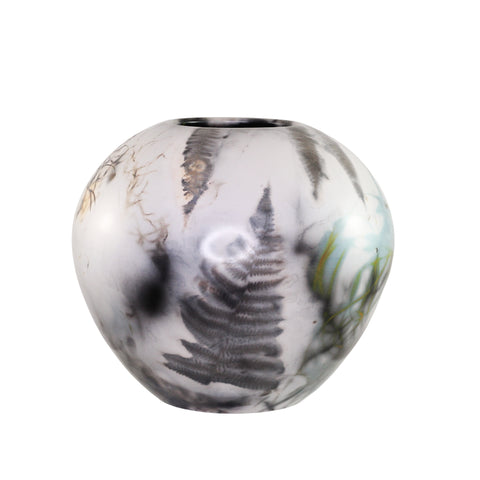 Saggar fired vase